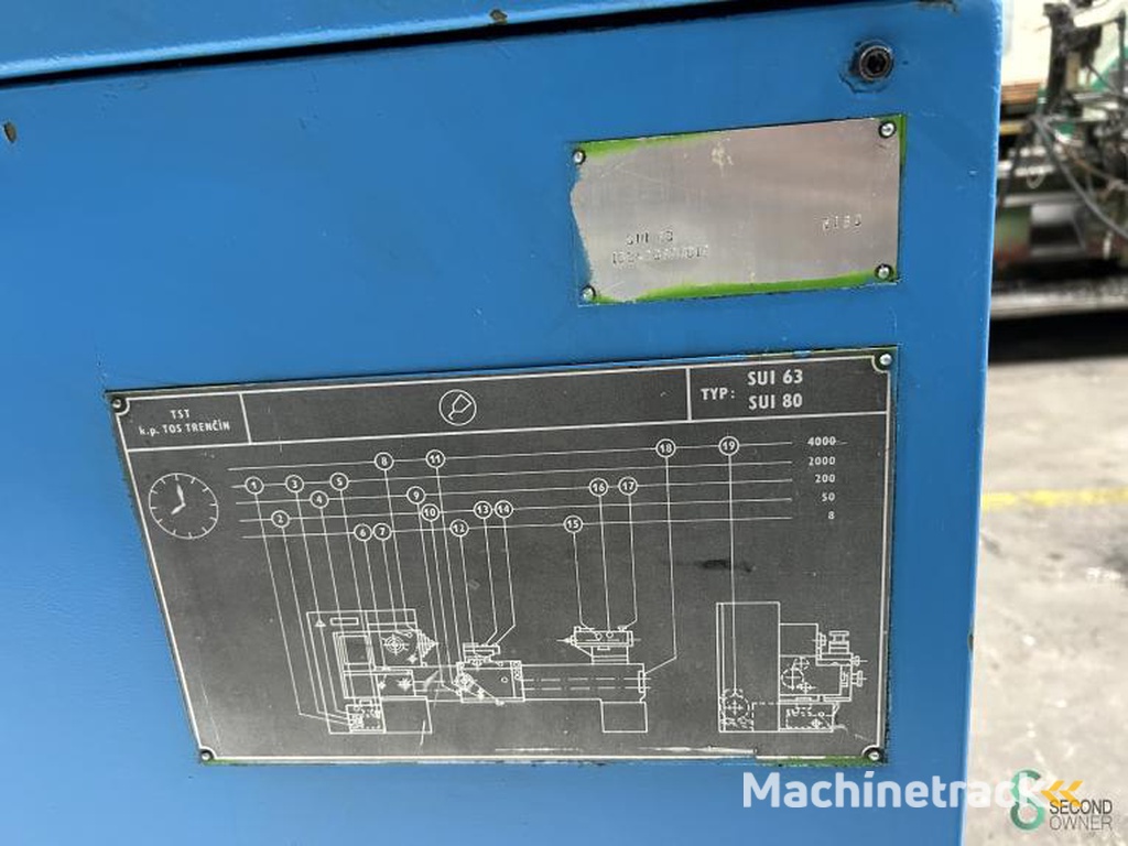 Horizontale draaibanken TOS SUI 63
