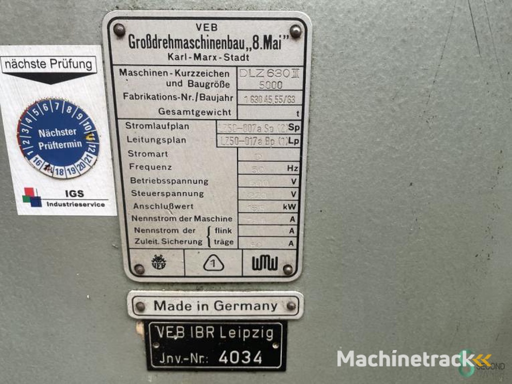 Horizontale draaibanken WMW DLZ700x5000