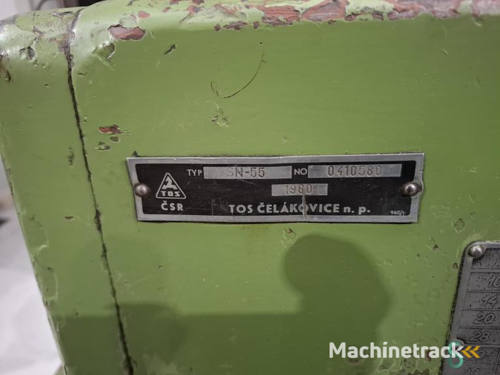 Horizontale draaibanken TOS SN55-4000 1960