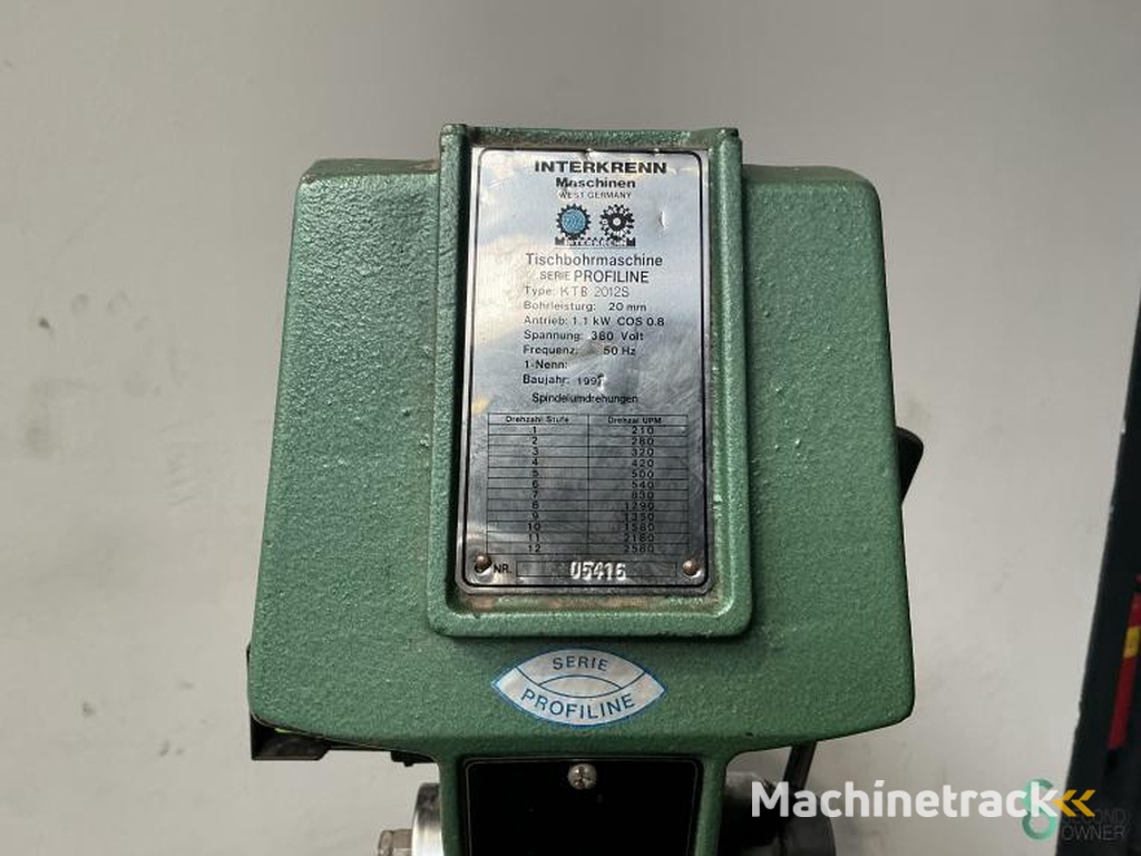 Kolomboormachines Interkrenn KTB 2012S 1997