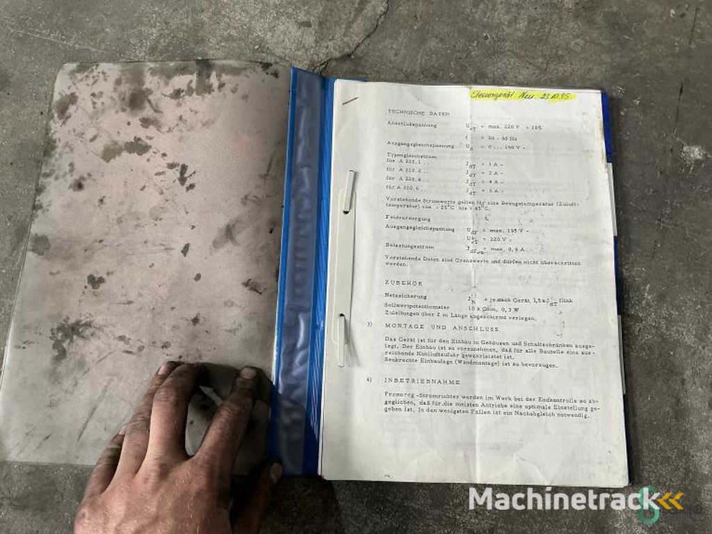 Kolomboormachines Buckard 3/50 1986