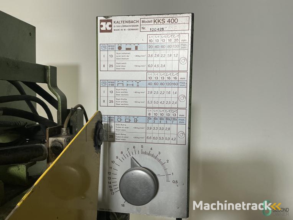 Cirkelzagen Kaltenbach KKS 400