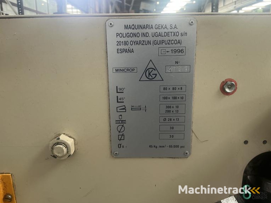 Pons-knipmachines Geka Minicrop 45 1996