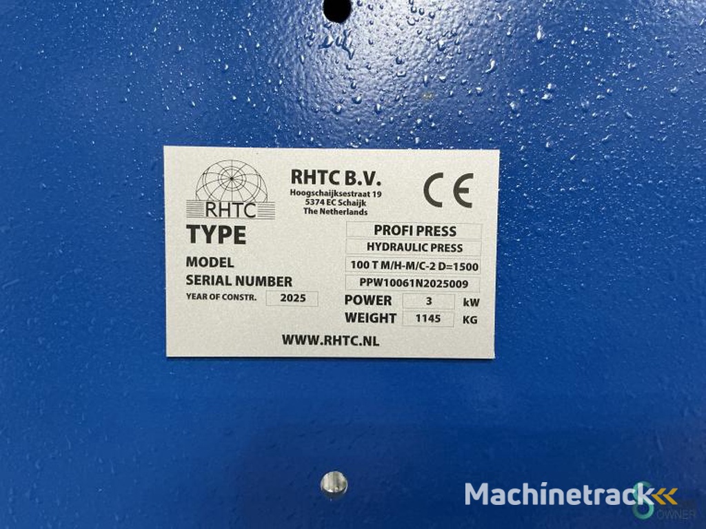 Hydraulic presses PROFI PRESS 100T M/H-M/C-2-1500mm, Workshop-press 2025