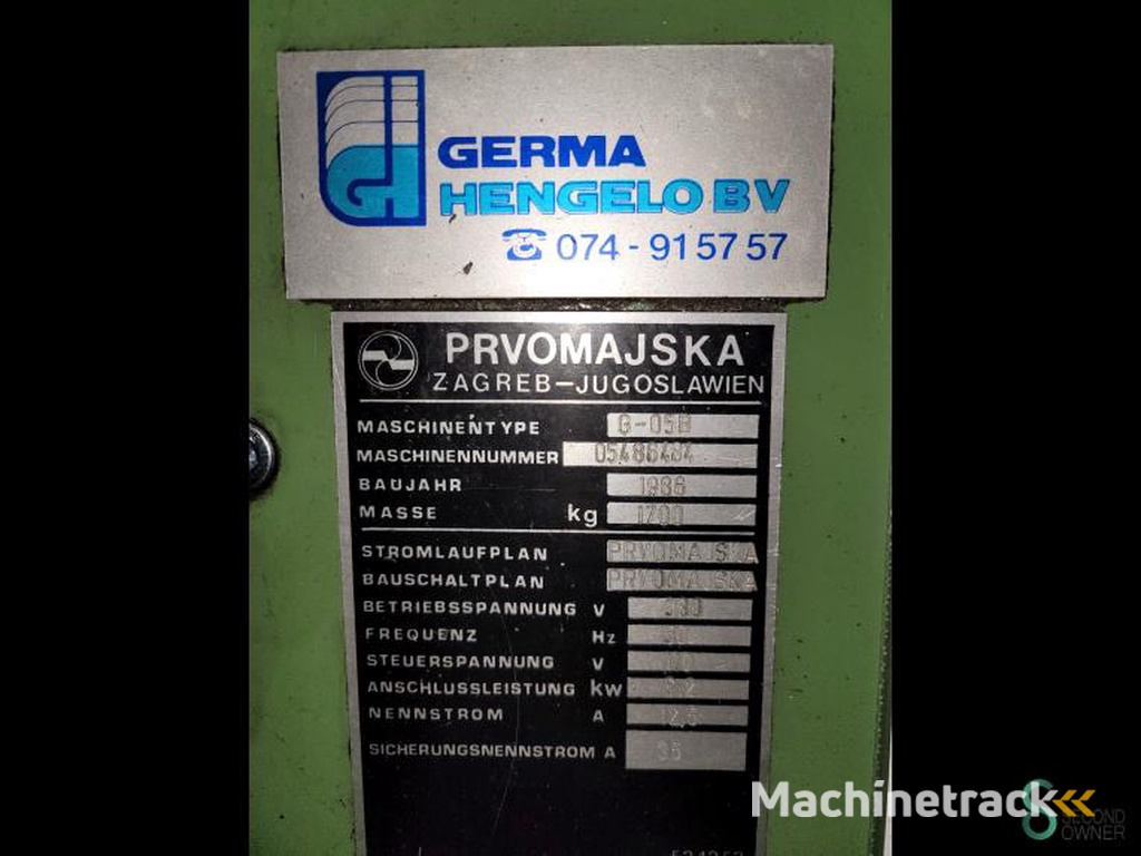 Fräsmaschinen Provijmaska G-05B 1986