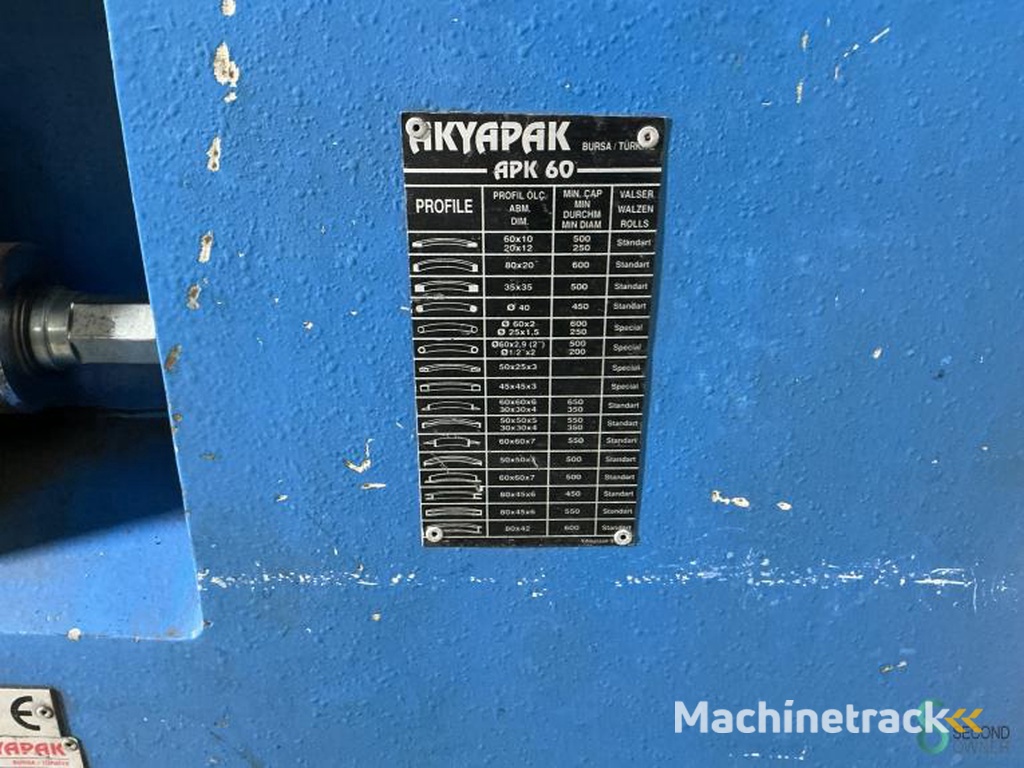 Profilbiegemaschinen Akyapak APK 60 2000
