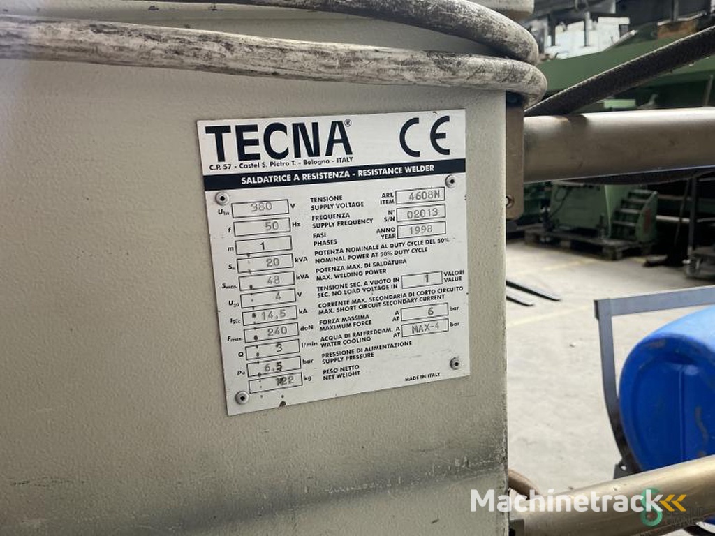 Puntlasmachines Tecna 4608N 1998