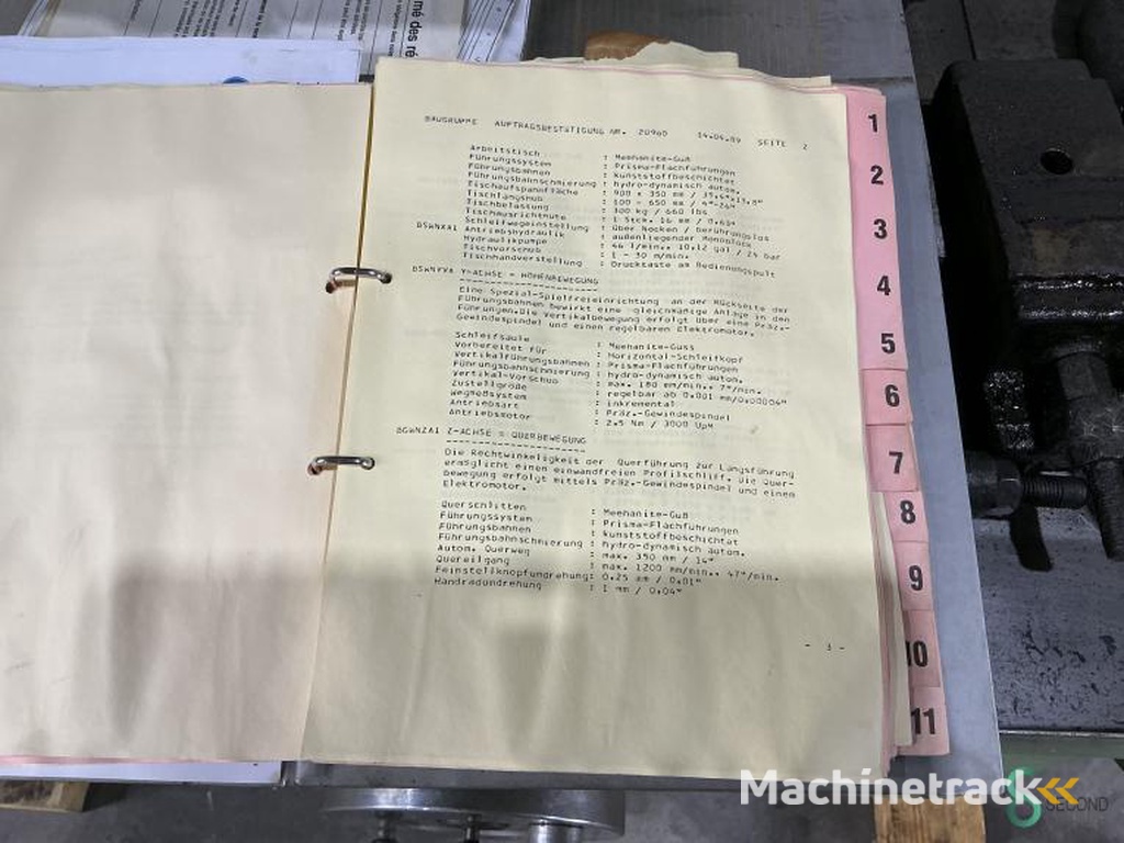 Flachschleifmaschinen ELB OPTIMAL 6375 ND 1992