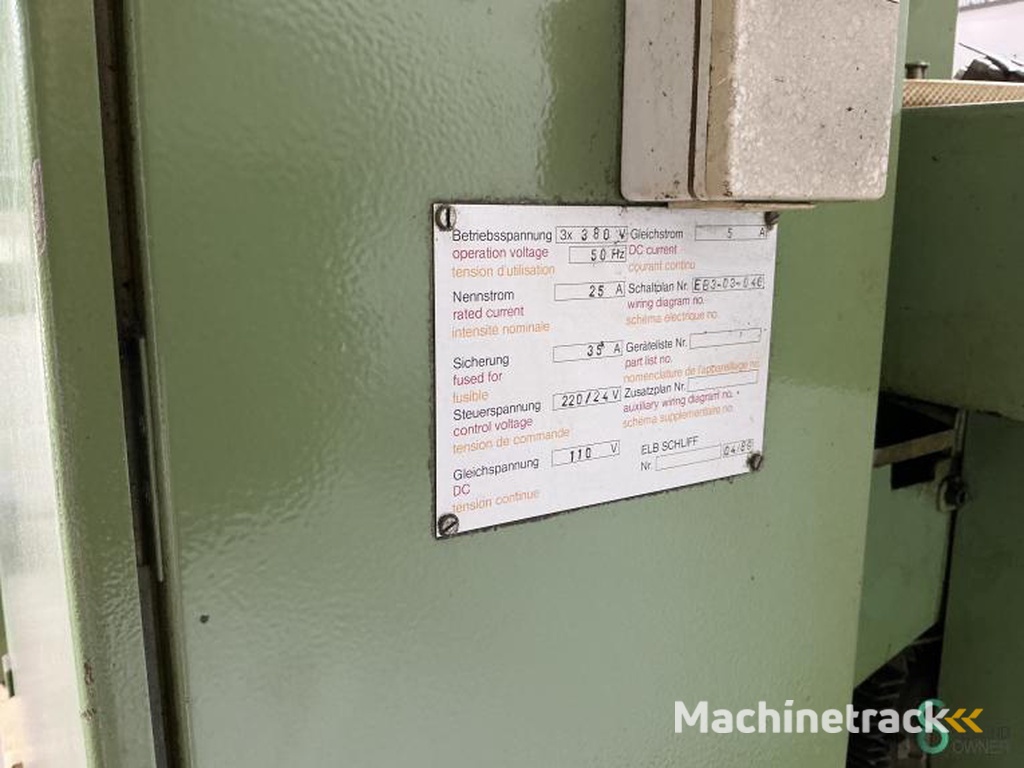 Flachschleifmaschinen ELB OPTIMAL 6375 ND 1992