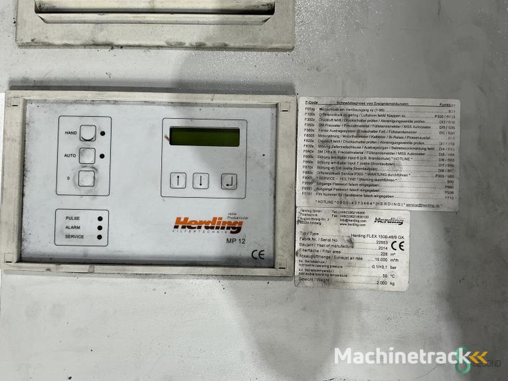 Welding fume extraction systems Herding FLEX 1500-48/9 GK 2014