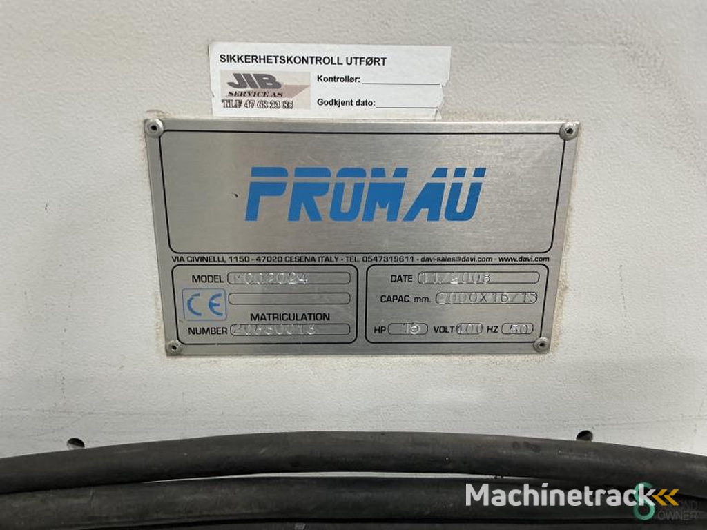 Plaatwalsen DAVI MCO 2024 2008