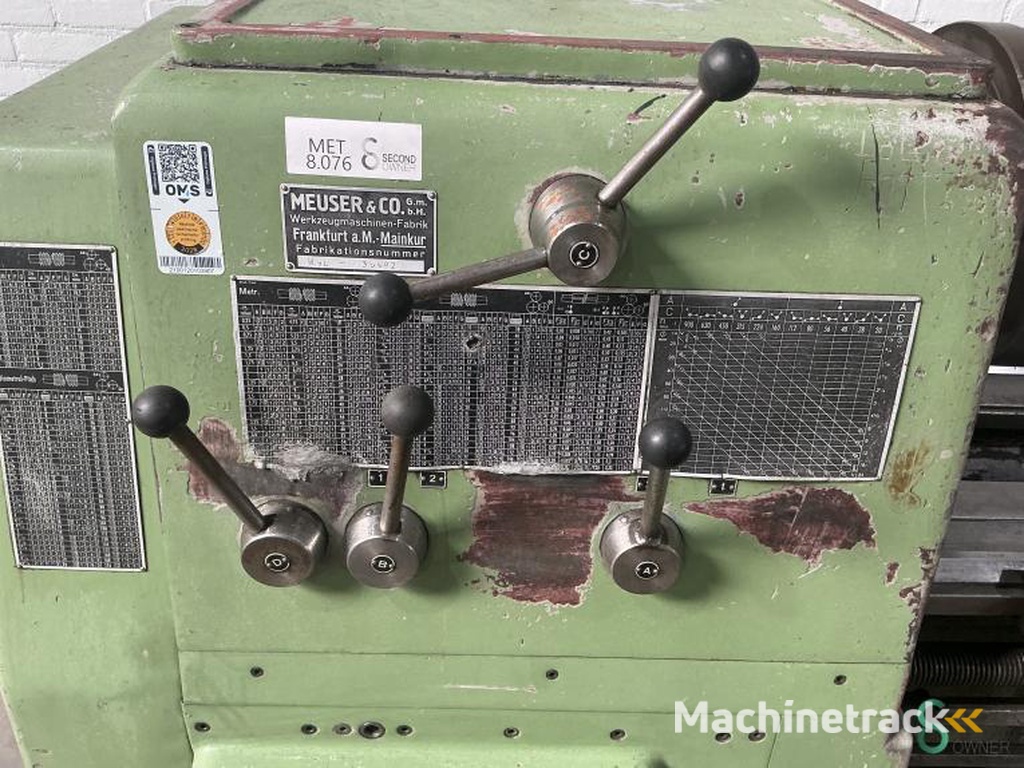 Horizontal lathes Meuser M4L, 630x4000mm