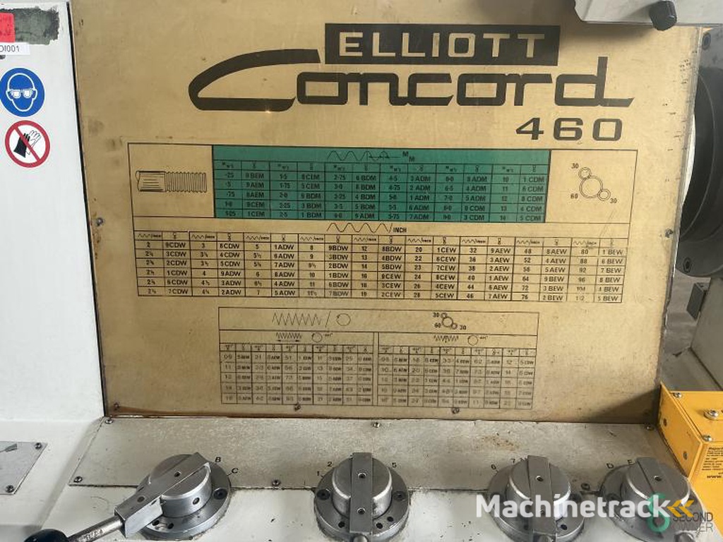 Horizontal lathes Elliott Concord 460