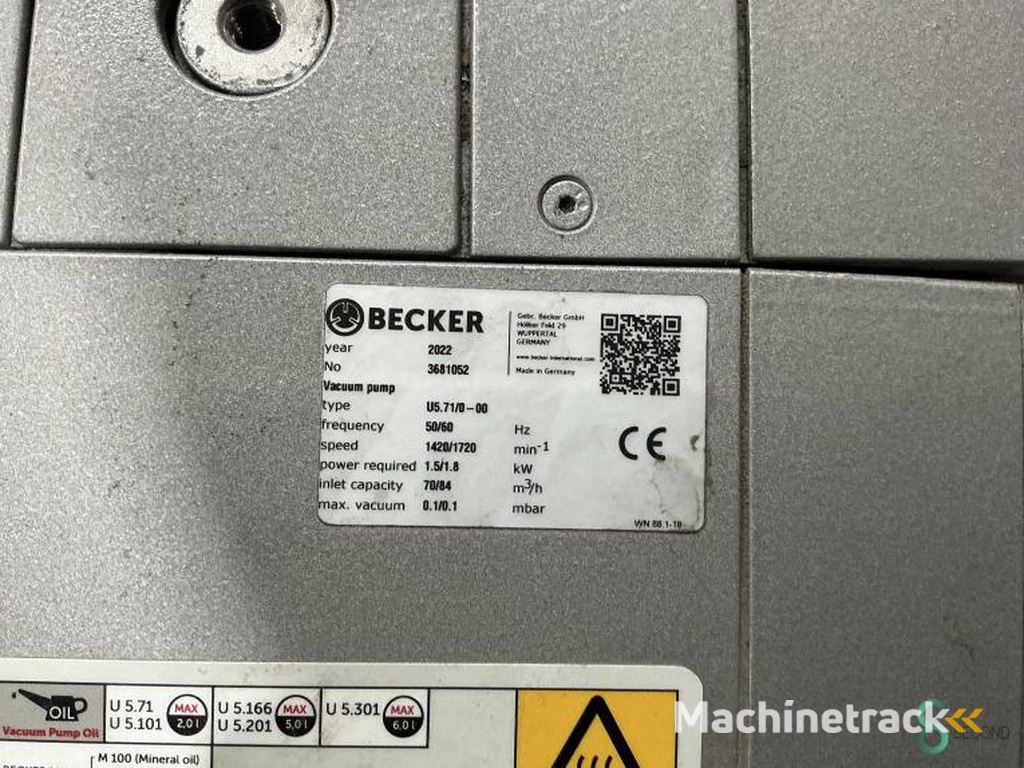 Vacuümpomp Becker U 5.70/0-00 2022