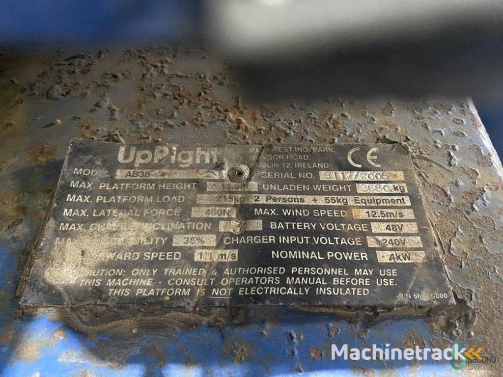 Knikarmhoogwerker Upright AB38 2005