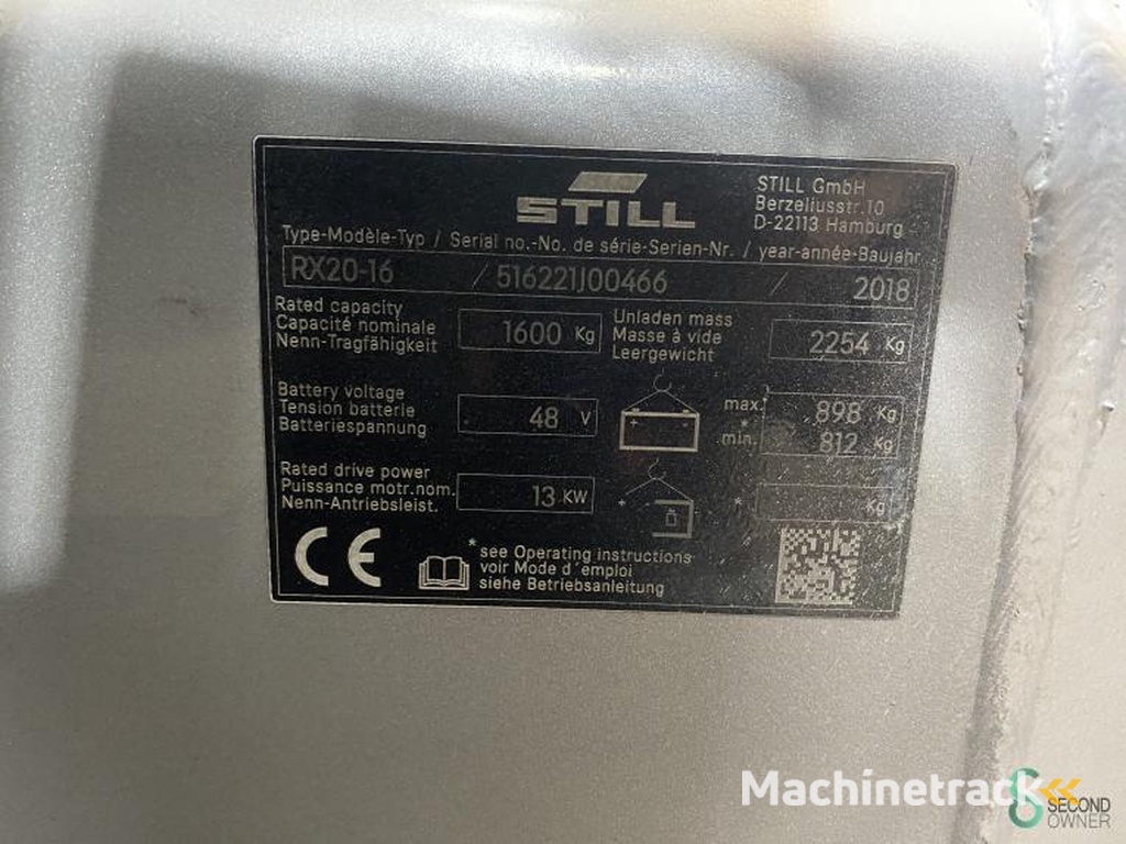 Gabelstapler Elektrisch Still RX20-16 2018