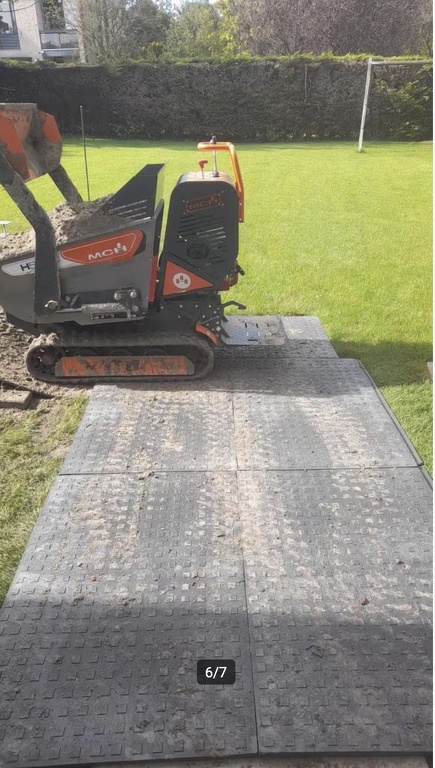 padock verharding / stalmatten