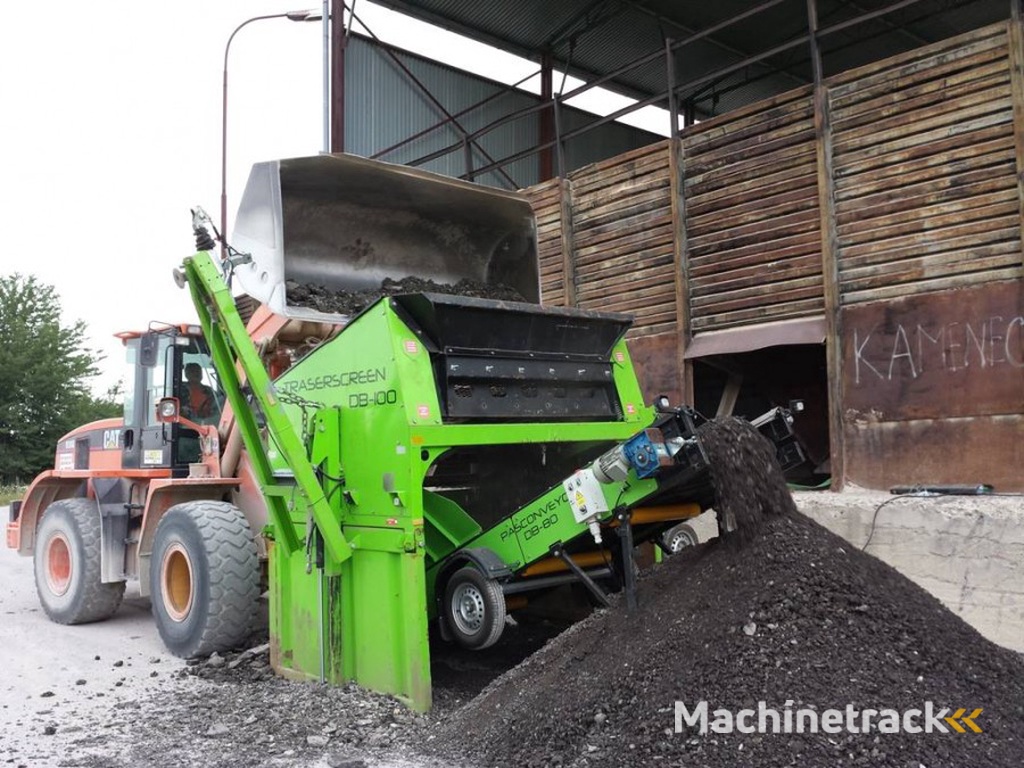 Traserscreen DB100 grondzeef / zeefmachine