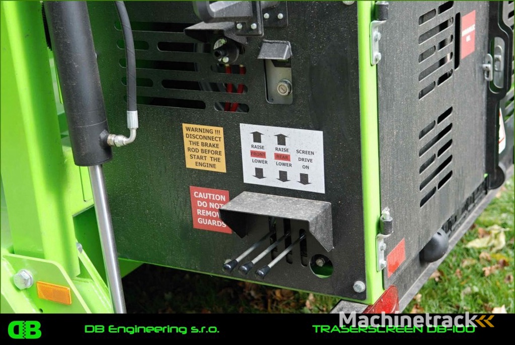 Traserscreen DB100 grondzeef / zeefmachine