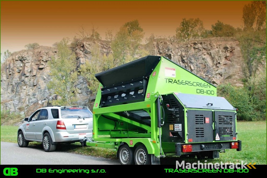 Traserscreen DB100 grondzeef / zeefmachine