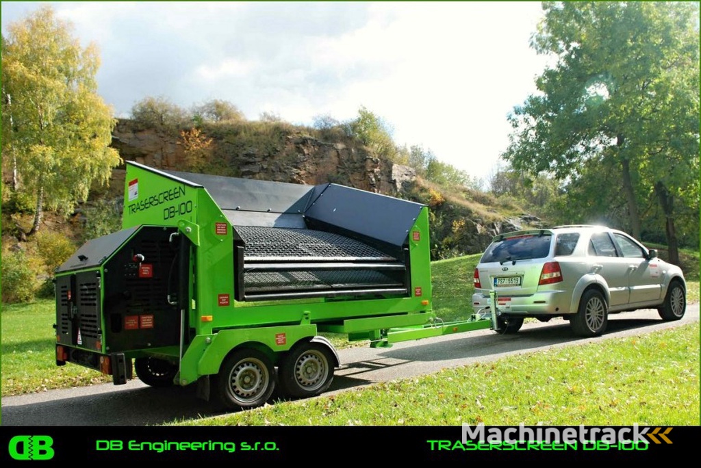 Traserscreen DB100 grondzeef / zeefmachine