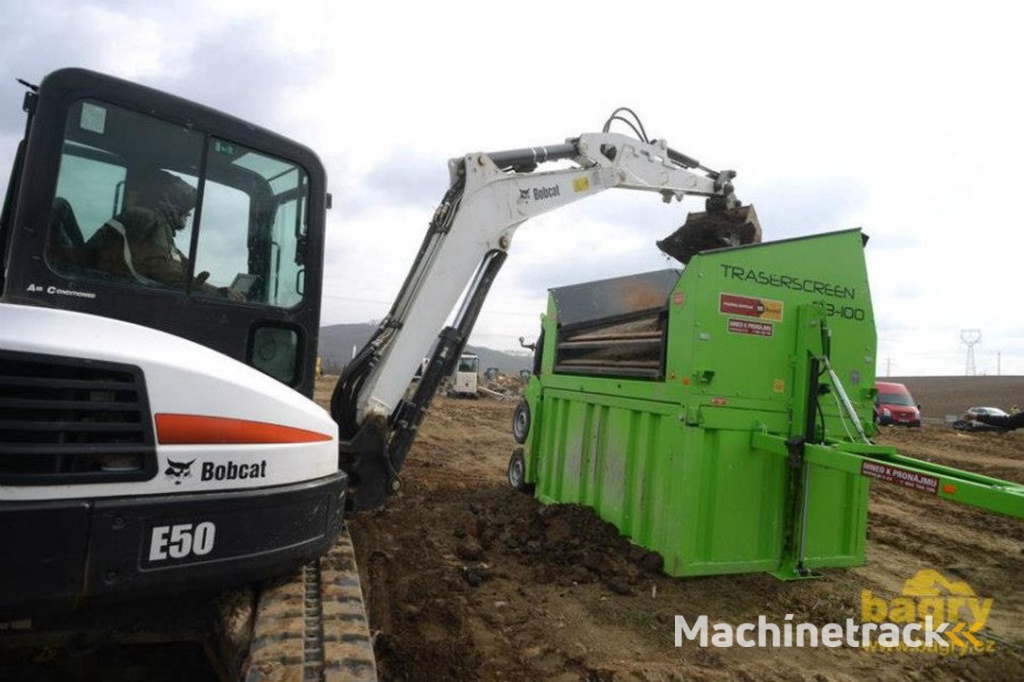 Traserscreen DB100 grondzeef / zeefmachine