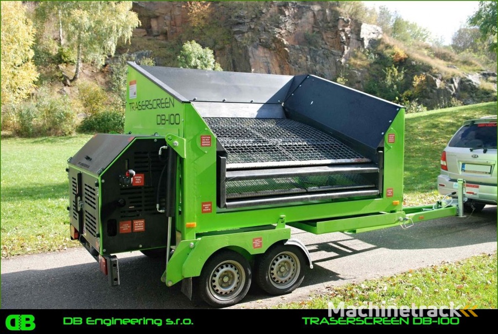 Traserscreen DB100 grondzeef / zeefmachine