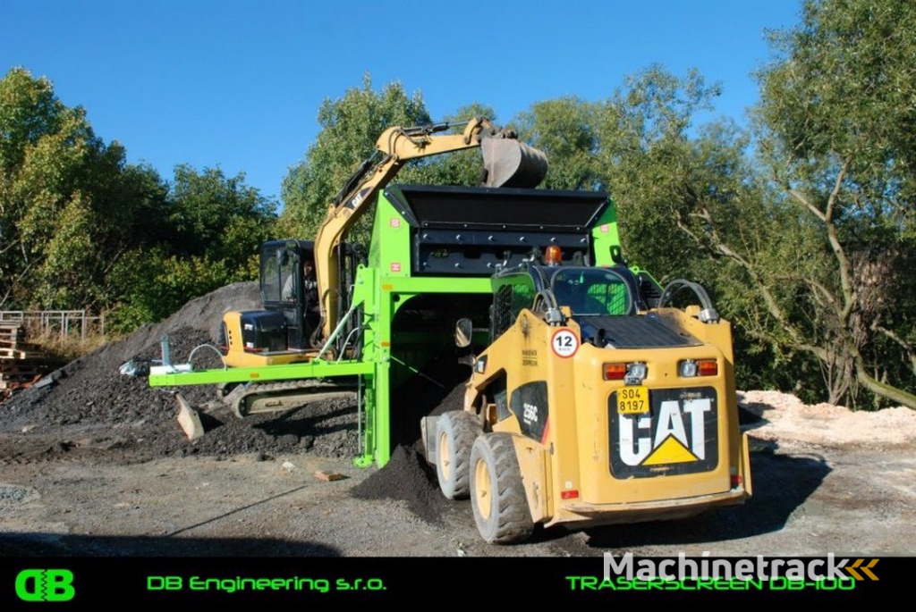 Traserscreen DB100 grondzeef / zeefmachine