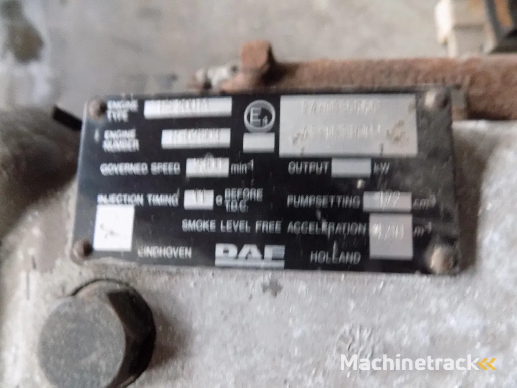 DAF 825 motor van daf typ 85 euro 2