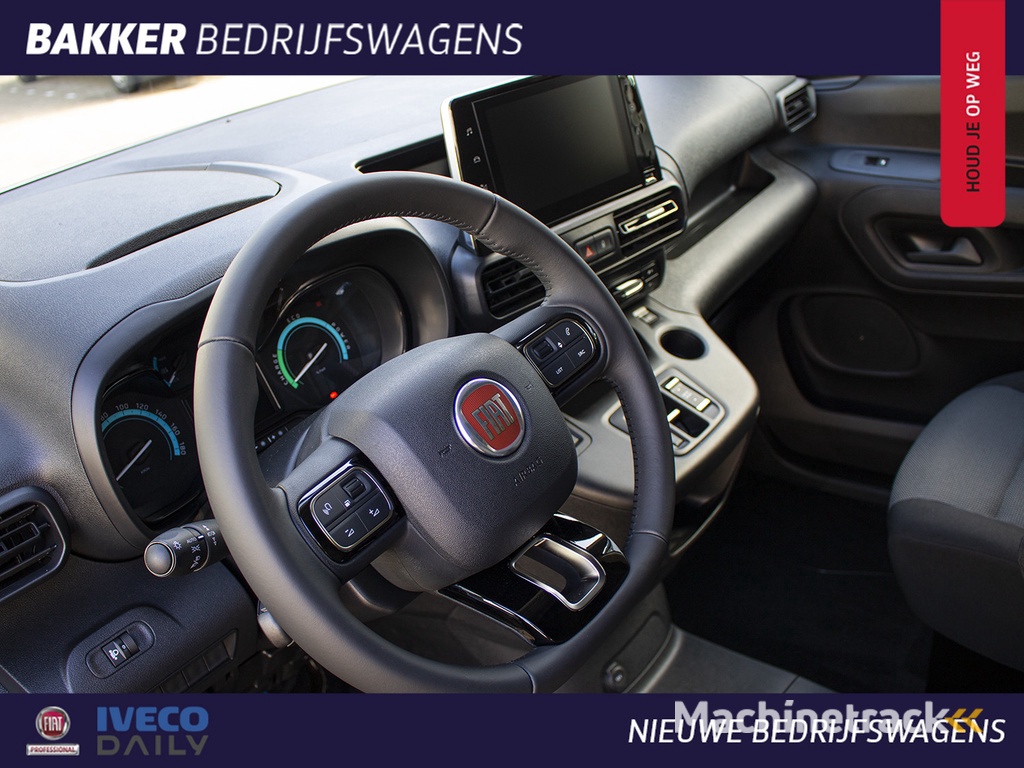 Fiat E-Doblo 136 L1 50 kWh 100% Elektrisch | Airco | Camera | Parkeersensoren (1/2 grijs)