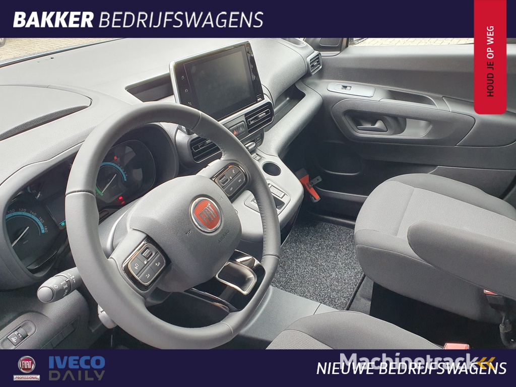 Fiat E-Doblo 136 L1 50 kWh 100% Elektrisch | Airco | Camera | Parkeersensoren (1/2 grijs)