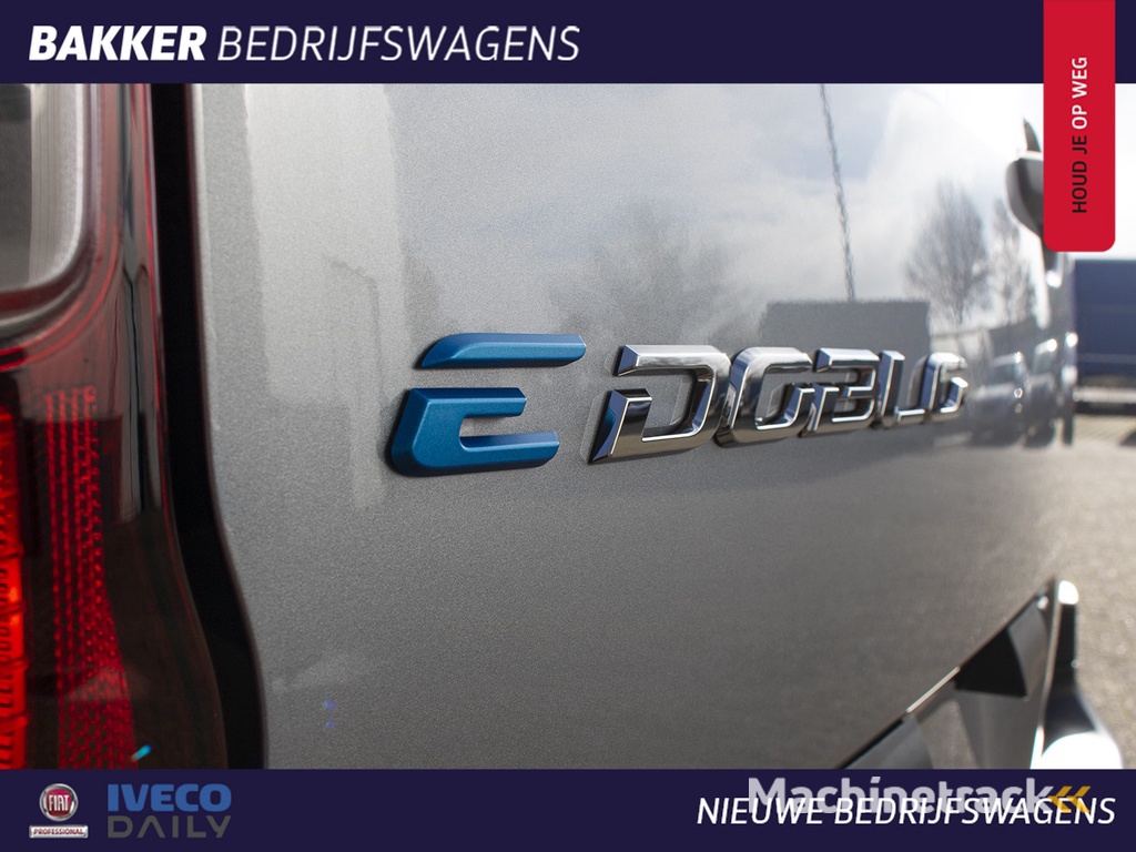 Fiat E-Doblo 136 L1 50 kWh 100% Elektrisch | Airco | Camera | Parkeersensoren (1/2 grijs)