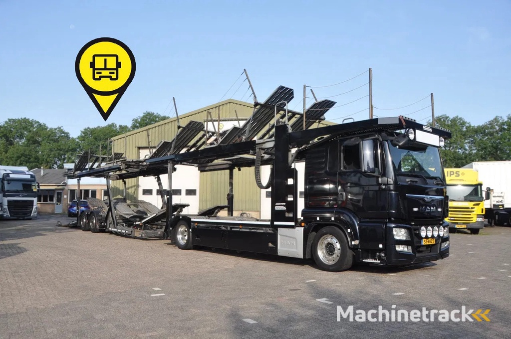 MAN TGS 18.400 + GROENEWOLD ECOTRANS 9 AUTO'S - COMPLEET 2016