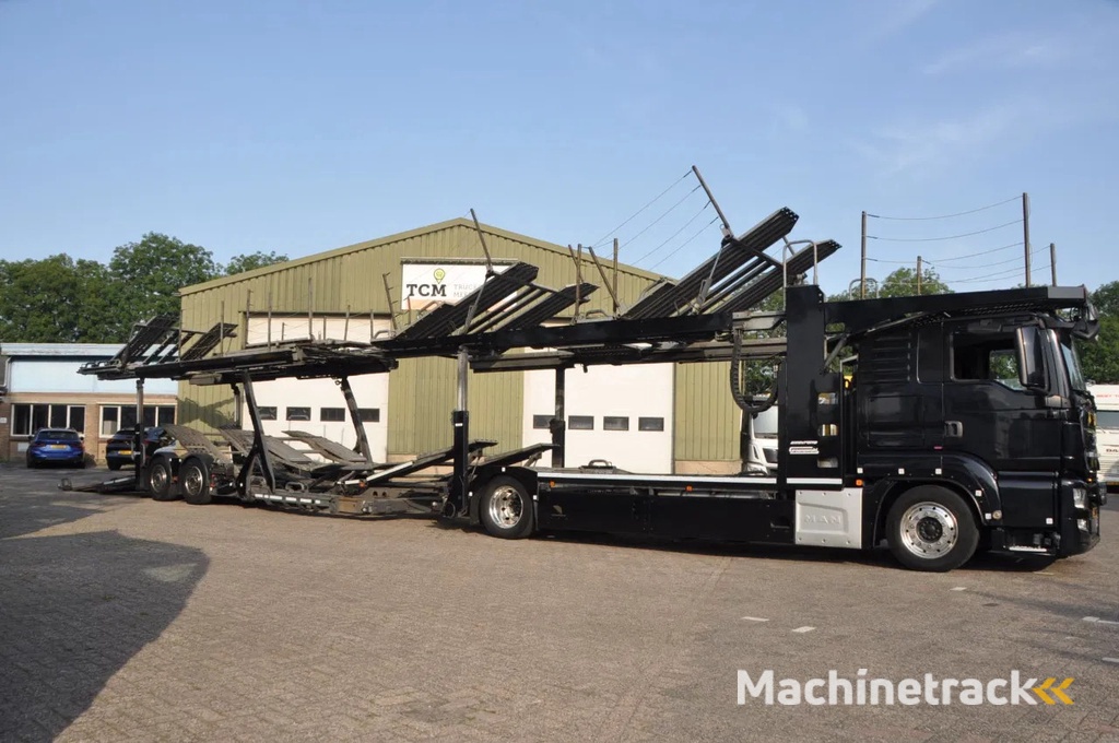 MAN TGS 18.400 + GROENEWOLD ECOTRANS 9 AUTO'S - COMPLEET 2016