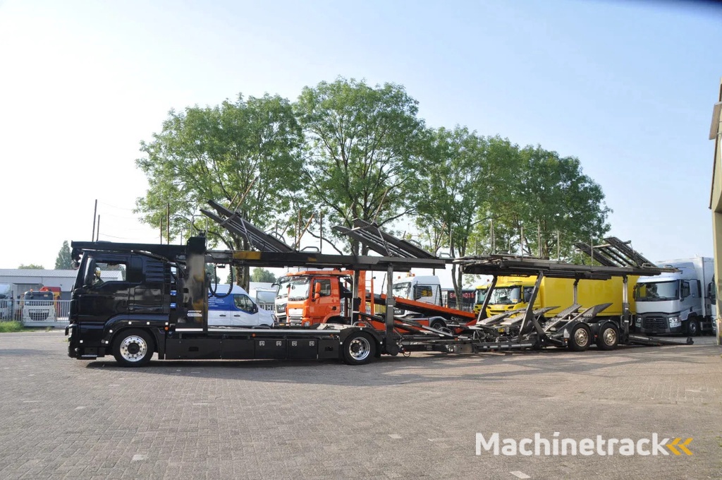 MAN TGS 18.400 + GROENEWOLD ECOTRANS 9 AUTO'S - COMPLEET 2016