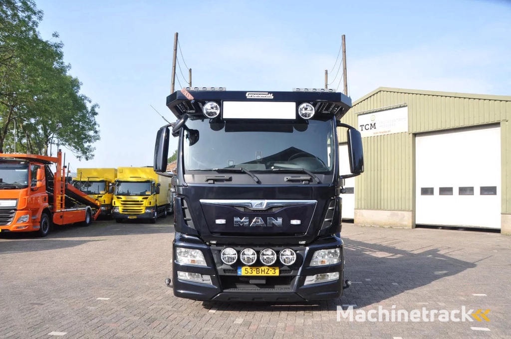 MAN TGS 18.400 + GROENEWOLD ECOTRANS 9 AUTO'S - COMPLEET 2016