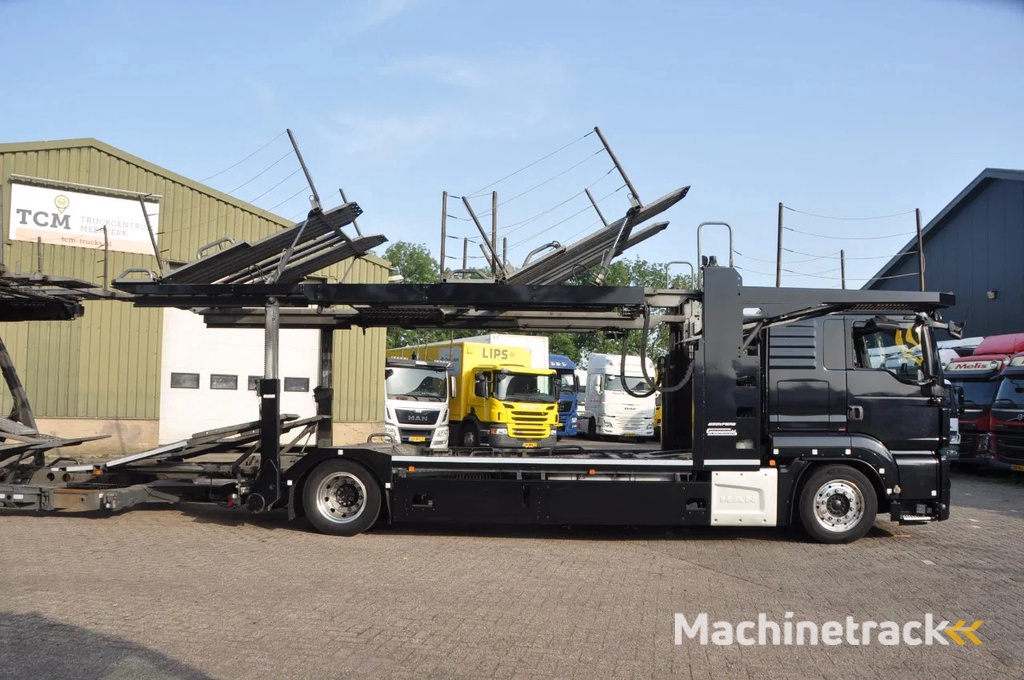 MAN TGS 18.400 + GROENEWOLD ECOTRANS 9 AUTO'S - COMPLEET 2016