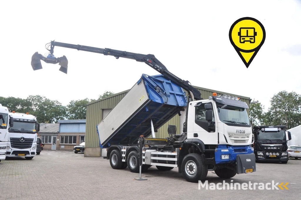 Iveco Trakker 380T45 WSG 6X6 HIAB Z + KIPPER