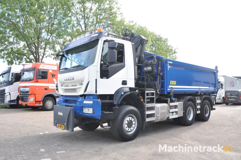 Iveco Trakker 380T45 WSG 6X6 HIAB Z + KIPPER