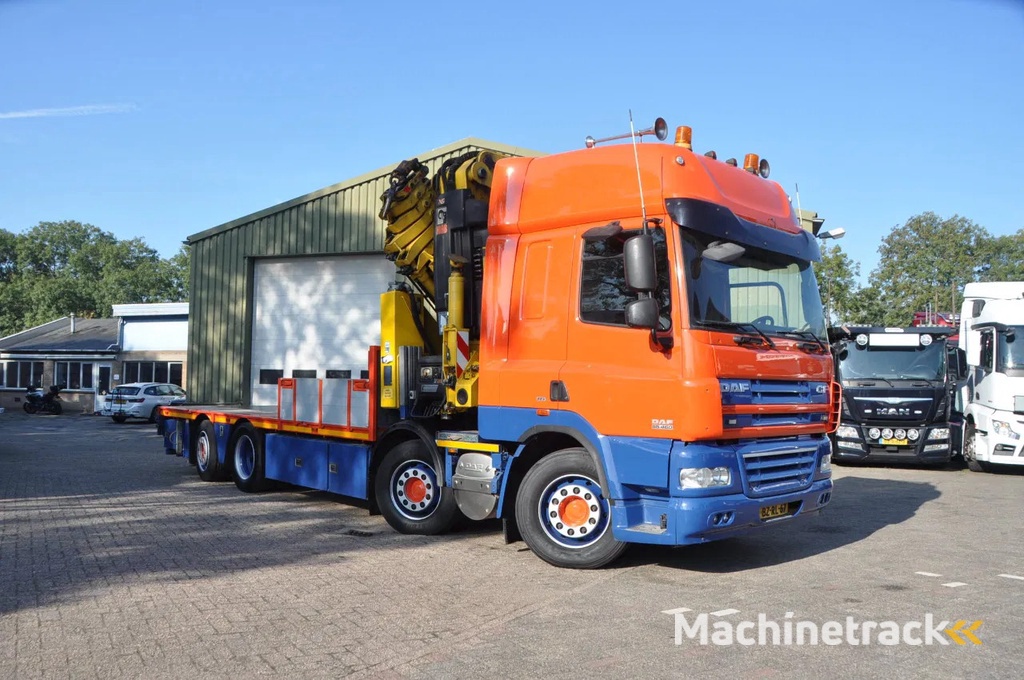 DAF CF 85.460 2012 EEV 8X2 HIAB 85Tm CRANE HANDGESCHAKELD