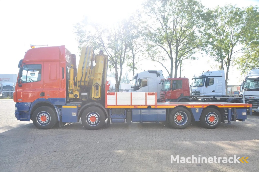DAF CF 85.460 2012 EEV 8X2 HIAB 85Tm CRANE HANDGESCHAKELD