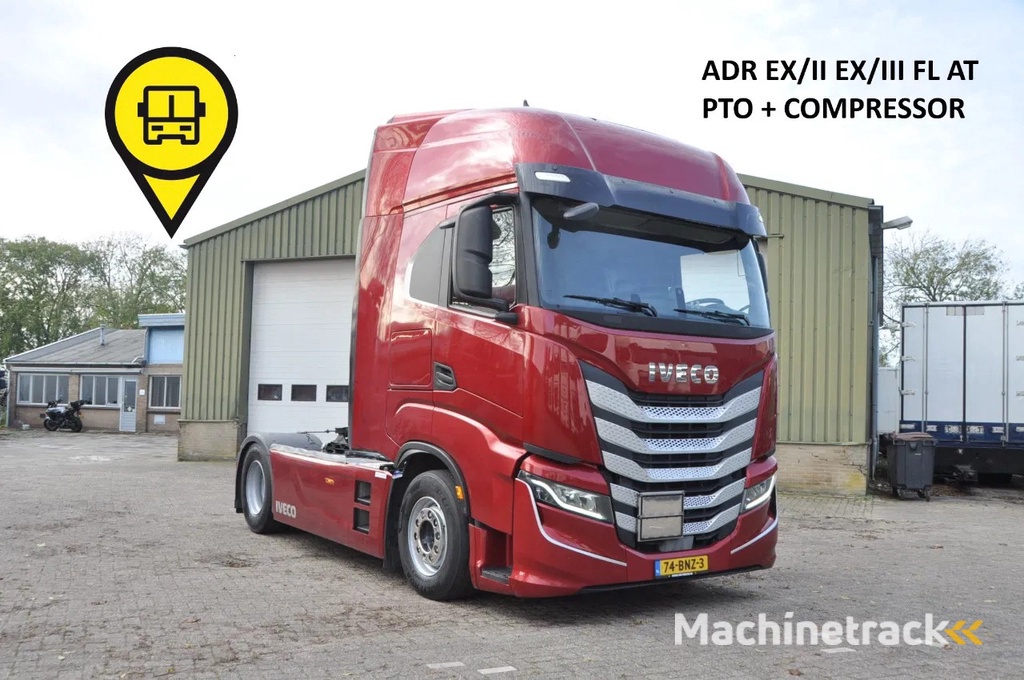Iveco S-WAY 460 ADR 2019 RETARDER PTO + COMPRESSOR
