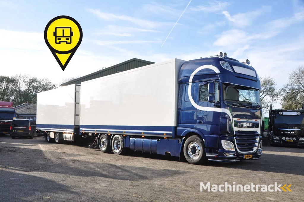 DAF XF 530 SSC 6X2 2022 + 2011 DRACO FRIGO - BLOEMEN COMBI