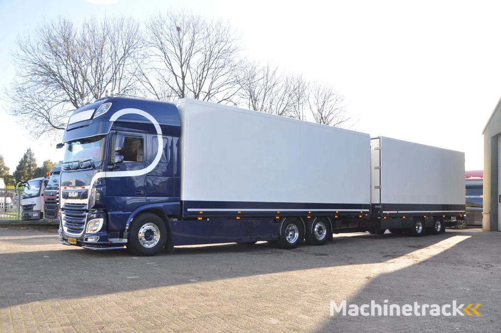 DAF XF 530 SSC 6X2 2022 + 2011 DRACO FRIGO - BLOEMEN COMBI