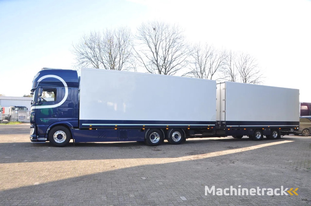 DAF XF 530 SSC 6X2 2022 + 2011 DRACO FRIGO - BLOEMEN COMBI