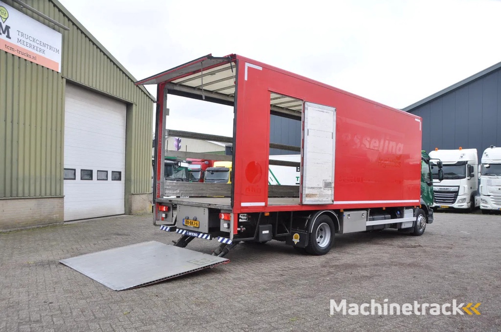 Volvo FL 250 16 Tonner SCHUIFZEIL + GESLOTEN BAK + LAADKLEP