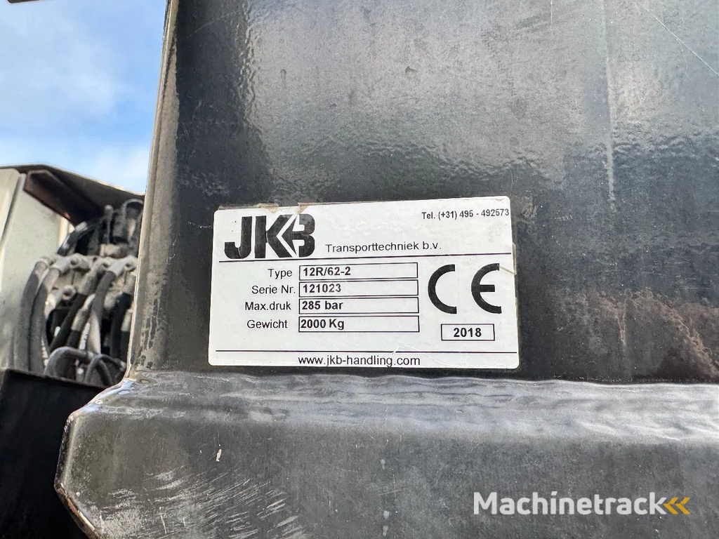 KWB + JKB 12R KRAAN + ROTATOR + ALU BORDEN