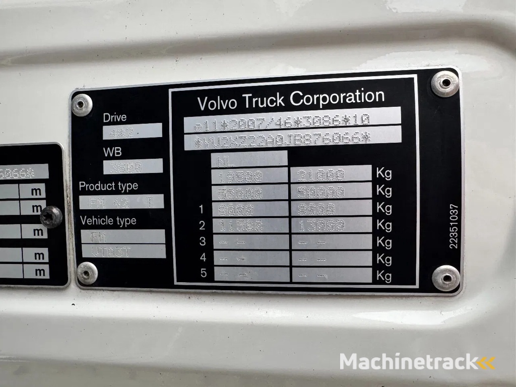 Volvo FM 410 4X2 2018 NIEUWE TACHO JB-CHASSIS
