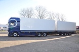 Minituur van DAF XF 530 SSC 6X2 2022 + 2011 DRACO FRIGO - BLOEMEN COMBI
