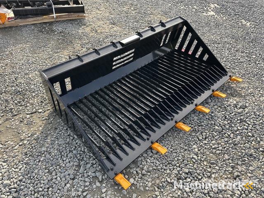 GIYI RB66 1670 mm Skid Steer Rock Bucket (Unused)
